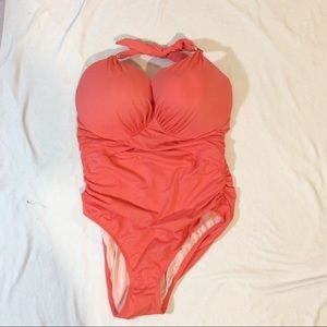 Victoria’s Secret 32DD One Piece Peach Swimsuit